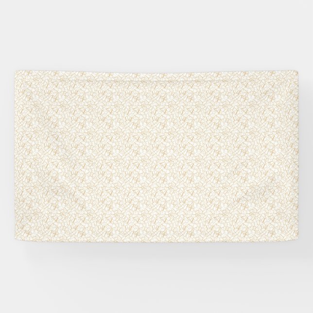 Custom Wedding Banner | Elegante Gold Lines (Horizontal)