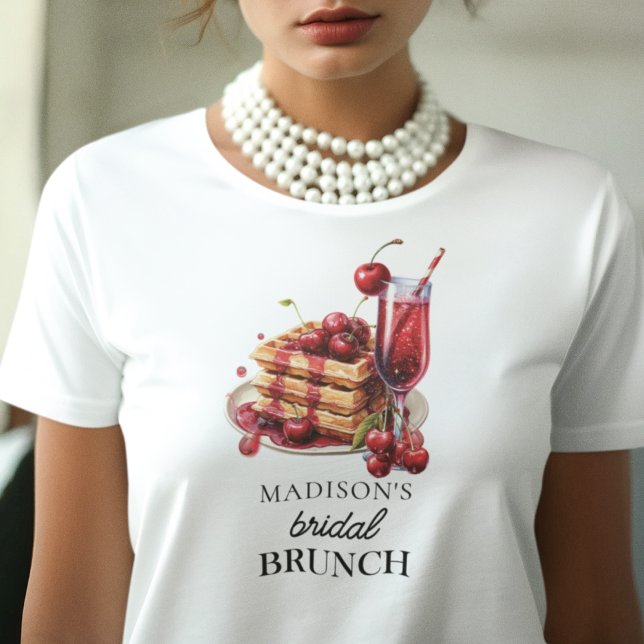 Custom Wedding Bridal Shower Party-Apparel T-Shirt (Von Creator hochgeladen)