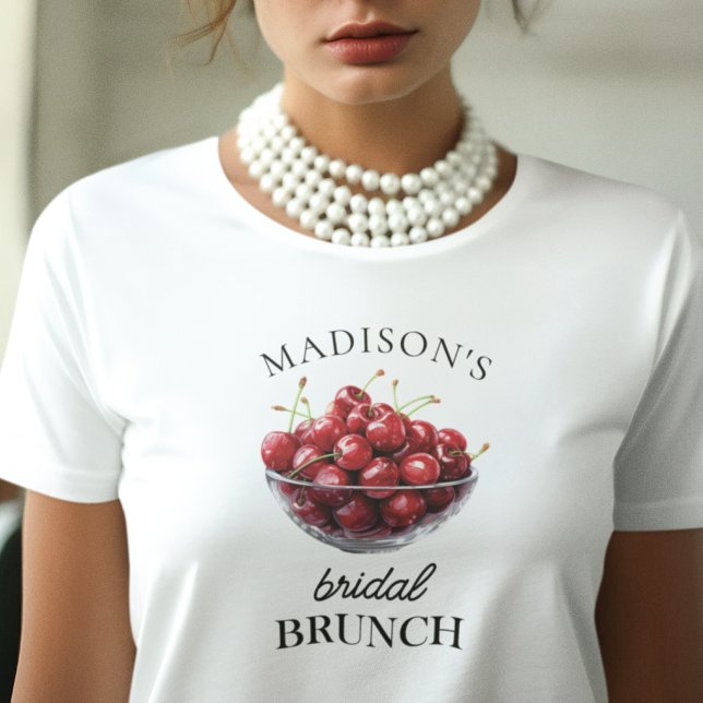 Custom Wedding Bridal Shower Party-Apparel T-Shirt (Von Creator hochgeladen)