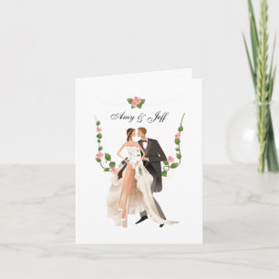 Custom Wedding Card Karte