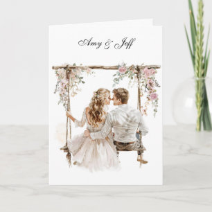 Custom Wedding Card Karte