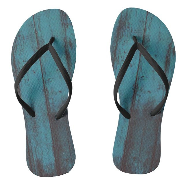 Custom Wedding Colors Bride Geschenk wifey Flip Flops (Fußbett)