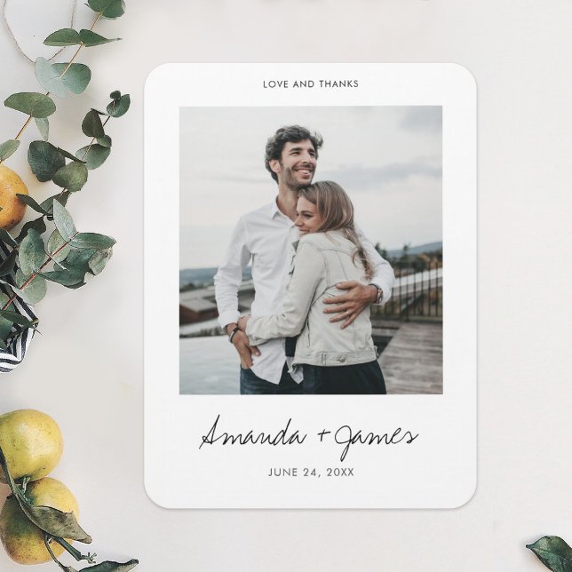 Custom Wedding Dankeschön Foto Magnet (Von Creator hochgeladen)