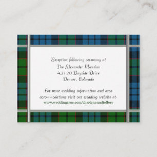 Custom Wedding Enclosure Card Begleitkarte