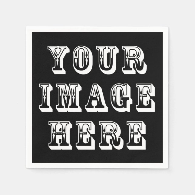 Custom Wedding Favor Serviette (Vorderseite)