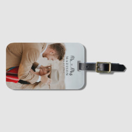 Custom Wedding Foto Calligraphy Gepäckanhänger