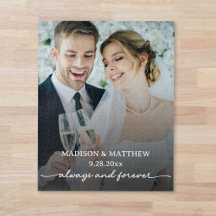 Custom Wedding Foto Puzzle