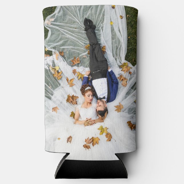 Custom Wedding Foto Selters Dosenkühler (Vorderseite)