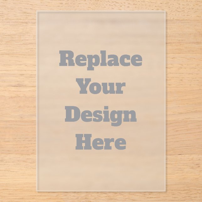  Custom Wedding Gift – Create Your Own Personalize Acryleinladungen (Vorderseite)