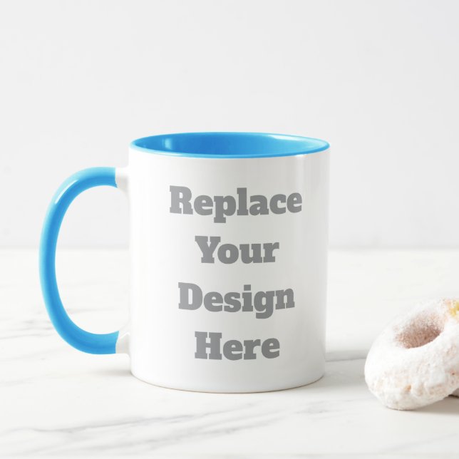 Custom Wedding Gift – Create Your Own Personalized Tasse (Mit Donut)