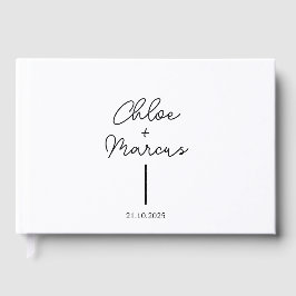 Custom Wedding Guest Book , Luxury Sand Color , Gästebuch