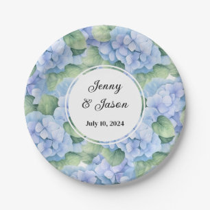 Custom Wedding Hydrangea Paper Teller