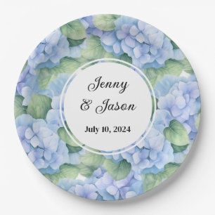 Custom Wedding Hydrangea Paper Teller