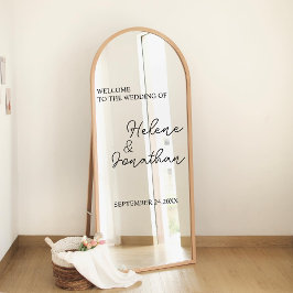 Custom Wedding Mirror Decal, Dusche, Party, Fensteraufkleber