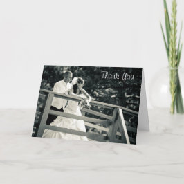 Custom Wedding Picture Dankeschön Card Dankeskarte