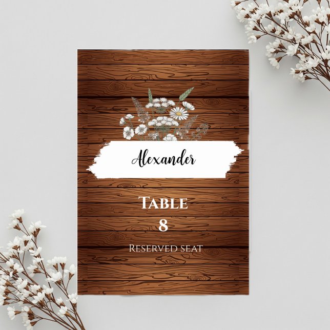 Custom wedding placeholder card tischnummer (Von Creator hochgeladen)