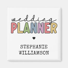 Custom Wedding Planer Event Planner Magnet