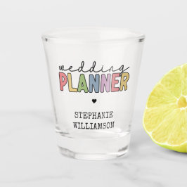 Custom Wedding Planer Event Planner Schnapsglas