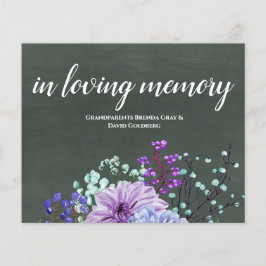 Custom Wedding Signs Chalkboard Lila Minze Floral