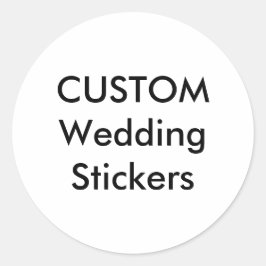 Custom Wedding Stickers 1,5" ROUND GLOSSY (20 pk.)