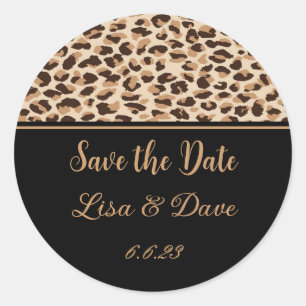 Custom Wedding Stickers Save the Date