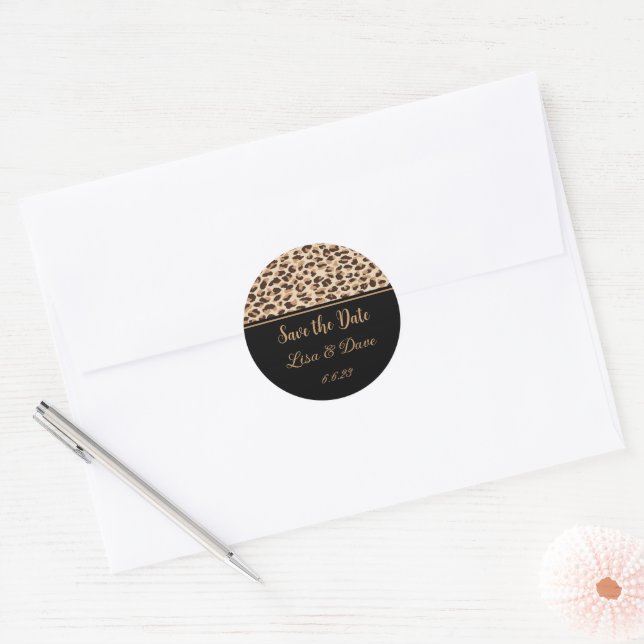 Custom Wedding Stickers Save the Date (Umschlag)