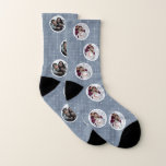 Custom Wedding Trauzeugen Dusty Blue Wedding Foto  Socken<br><div class="desc">Passen Sie diese Custom Wedding Trauzeugen Dusty Blue Wedding Foto Socken für Ihre nächste Hochzeit an. Diese personalisierten Custom Wedding Trauzeugen Dusty Blue Wedding Foto Socken machen Ihre Hochzeit zu einem besonderen, personalisierten Ereignis für Ihre Familie und Freunde. Ihre Gäste werden Liebe, wie diese Custom Wedding Trauzeugen Dusty Blue Wedding...</div>