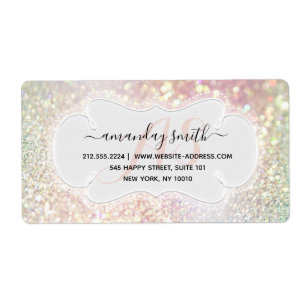Custom Wedding UAWG Bridal Glitzer. Holograph
