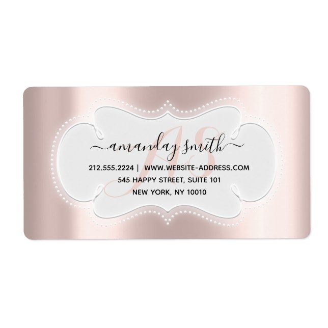Custom Wedding UAWG Bridal Sweet 16. Rose Gold (Vorne)