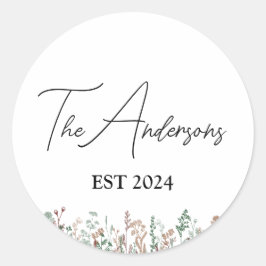 Custom Wedding Umschlag Aufkleber