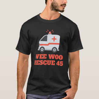 Custom Wee Woo Ambulance First Responder Spaß T-S T-Shirt