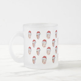 Custom Weihnachtsmannmütze Face Weihnachtsgeschenk Mattglastasse