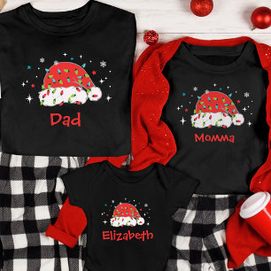 Custom Weihnachtsmannmütze Matching Family Weihnac T-Shirt