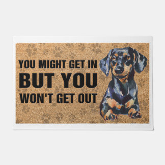 Custom Welcome Mat/Dog Lover/Dachshund Decor Fußmatte
