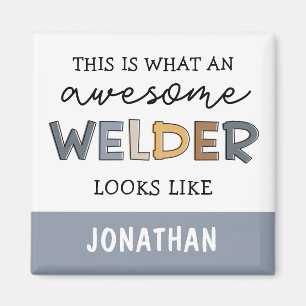 Custom Welder Funny Phantastisch Welder Geschenke Magnet
