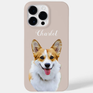 Custom Welsh Corgi Dog Personalisiert Zeichnend Case-Mate iPhone 14 Pro Max Hülle