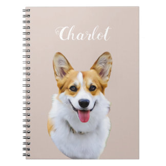 Custom Welsh Corgi Dog Personalisiert Zeichnend Notizblock