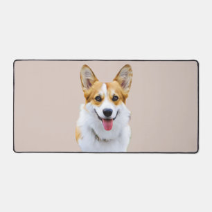 Custom Welsh Corgi Dog Personalisiert Zeichnend Schreibtischunterlage