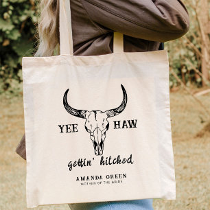 Custom Western Wedding Bachelorette Party Group Tragetasche