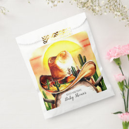 Custom Whimsical Pastel Cowboy Baby Dusche Geschenktütchen