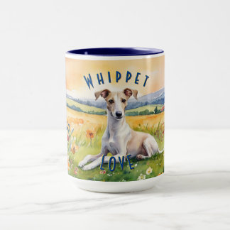 Custom Whippet Sunrise Tasse, Sip in Elegance Tasse