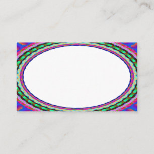 Custom White Center B1 Business Cards Visitenkarte