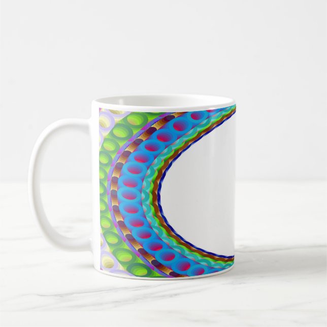 Custom White Centre A7 Coffee Cup Kaffeetasse (Links)