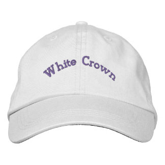 Custom White Crown Looking Beautiful-Hat Cool Fits Bestickte Baseballkappe