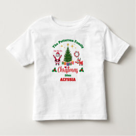 Custom White Family Weihnachten Weihnachtsmann Cla Kleinkind T-shirt