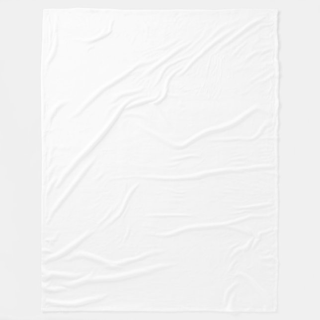 Custom White Fleece Blanket 60x80 Cosy Throw (Vorderseite)