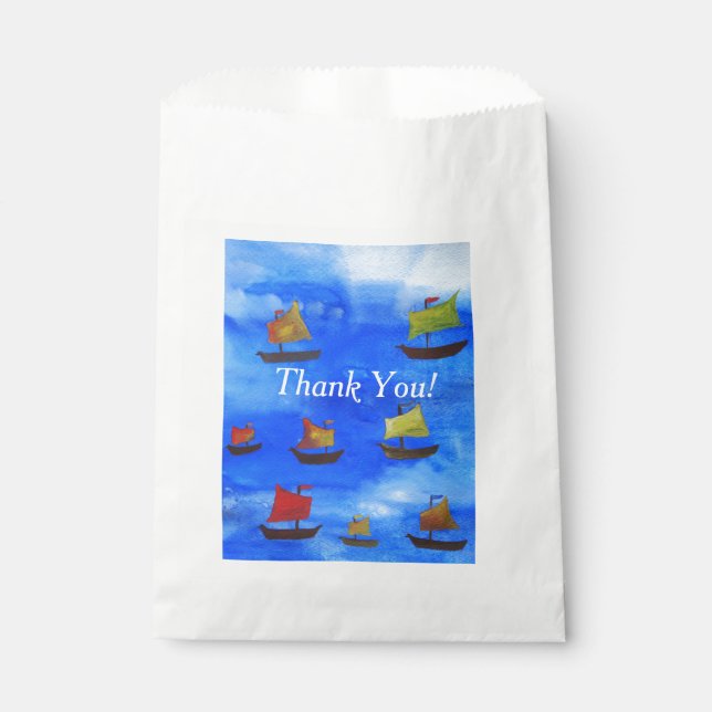 Custom White Gevor Bag Geschenktütchen (Vorderseite)