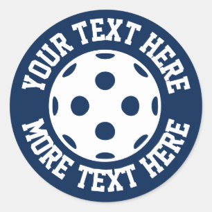 Custom wiffball Geburtstagsparty Aufkleber