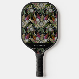 Custom Wild Bush Blume Bouquet - Protea Pickleball Schläger