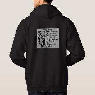 Custom Wildlife phantastisch mächtige Tigermänner Hoodie